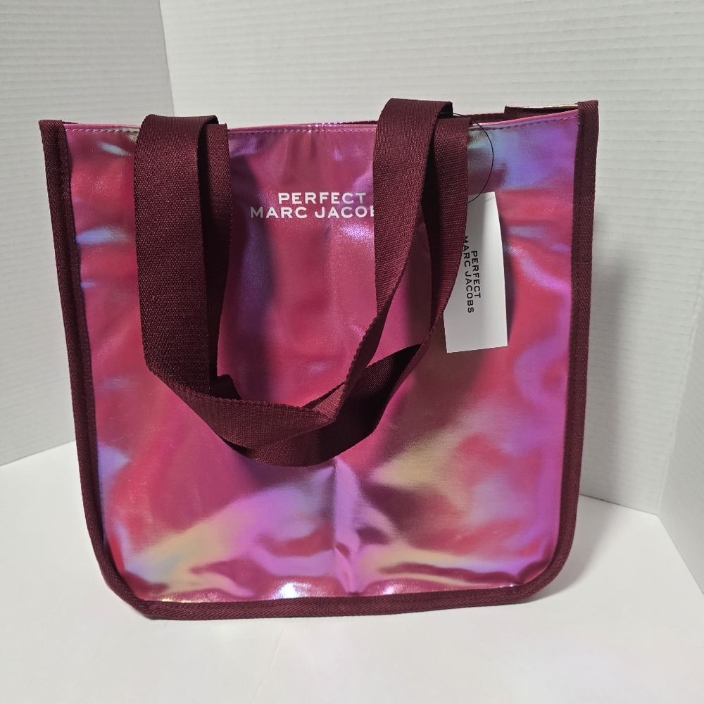 Marc Jacobs Iridescent Pink Tote Bag - NEW - Picture 2 of 11